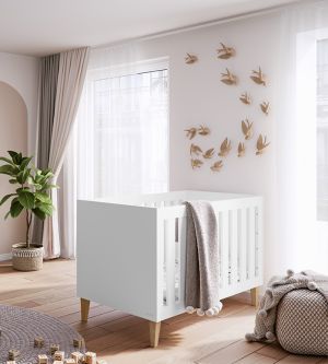 VENICCI Saluzzo 'Premium White' Cot Bed